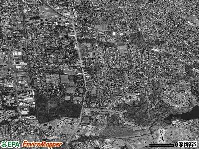 Shrewsbury satellite photo by USGS