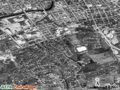 Grantley satellite photo by USGS