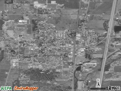 Creswell satellite photo by USGS
