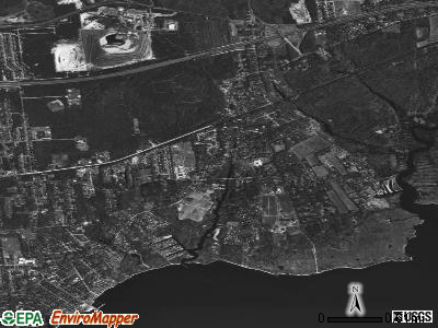 Brookhaven satellite photo by USGS