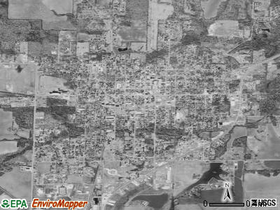 De Witt satellite photo by USGS