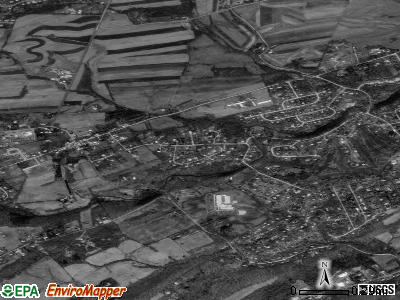Valley Green satellite photo by USGS