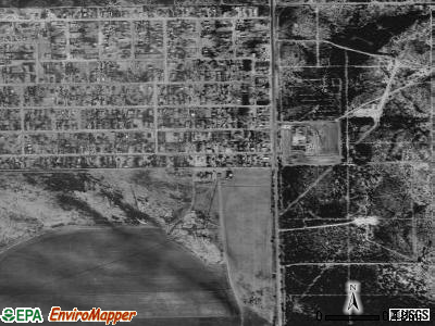 El Cenizo satellite photo by USGS