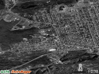 West Hazleton satellite photo by USGS