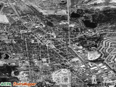 Oxford satellite photo by USGS