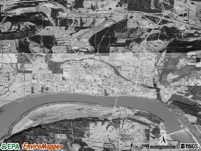 Ozark satellite photo by USGS