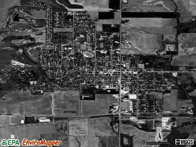 Lebanon satellite photo by USGS