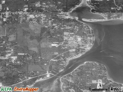 Suquamish satellite photo by USGS