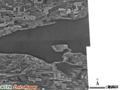 Lake Wisconsin satellite photo by USGS
