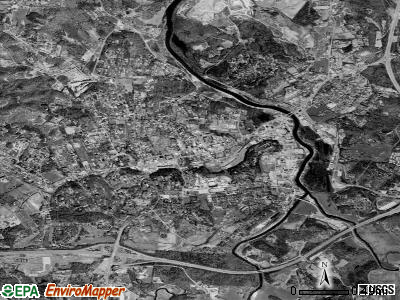 Franklin satellite photo by USGS