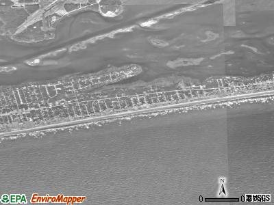 Emerald Isle satellite photo by USGS