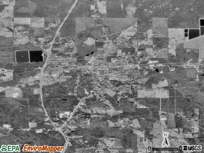 Crystal River satellite photo by USGS