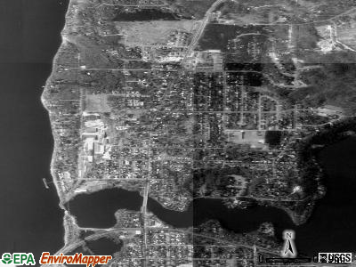 North Hudson satellite photo by USGS