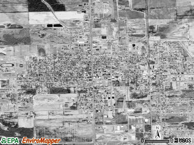 Bad Axe satellite photo by USGS