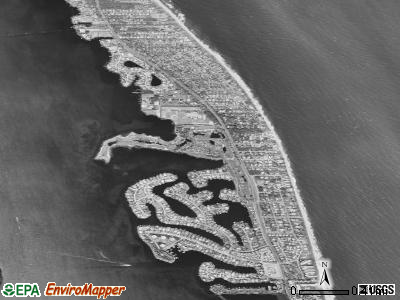 South Beach satellite photo by USGS