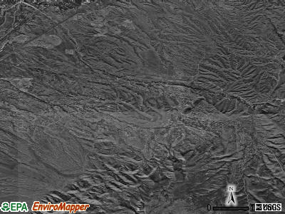 Placitas satellite photo by USGS