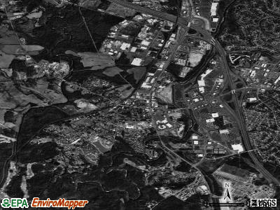 Pineville satellite photo by USGS