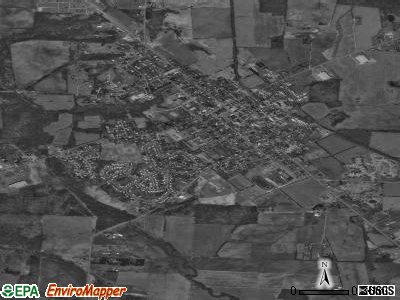 Johnstown satellite photo by USGS