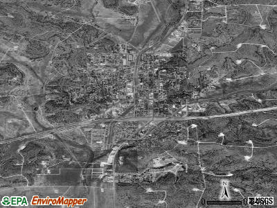Ozona satellite photo by USGS