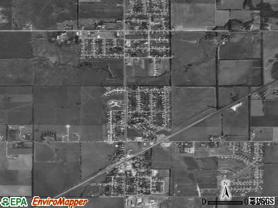 Rose Hill satellite photo by USGS