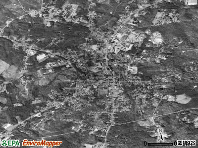 Troy satellite photo by USGS