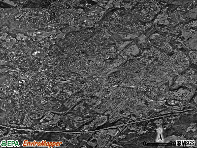 Charlottesville satellite photo by USGS