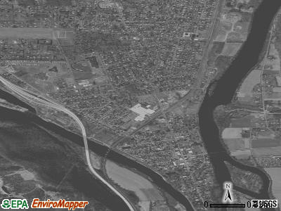 Athens satellite photo by USGS