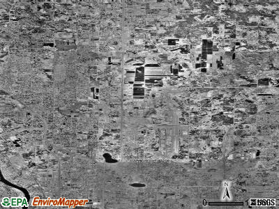 Blaine satellite photo by USGS
