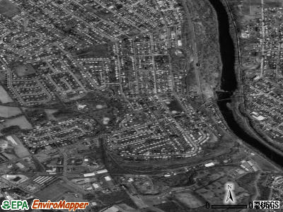 Hokendauqua satellite photo by USGS