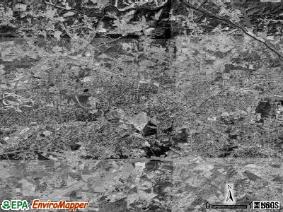 Burlington satellite photo by USGS