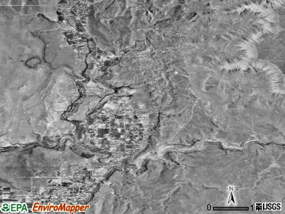 La Verkin satellite photo by USGS
