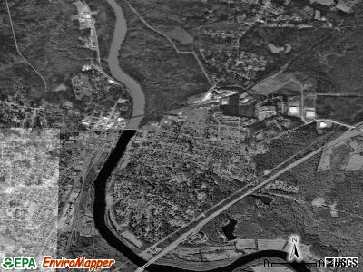 Hardin satellite photo by USGS