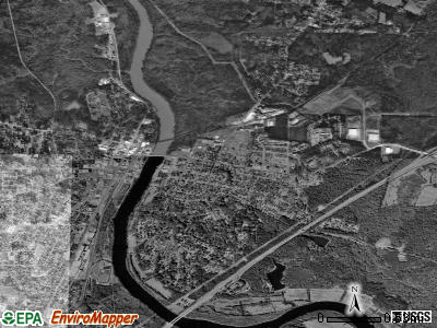 West Point satellite photo by USGS