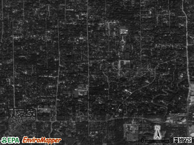 Piney Point Village satellite photo by USGS