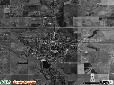 Welsh satellite photo by USGS