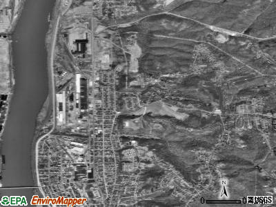 Harmony Township satellite photo by USGS