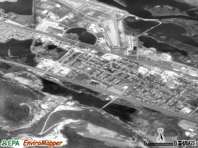 Gibson satellite photo by USGS
