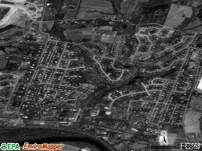 Amity Gardens satellite photo by USGS