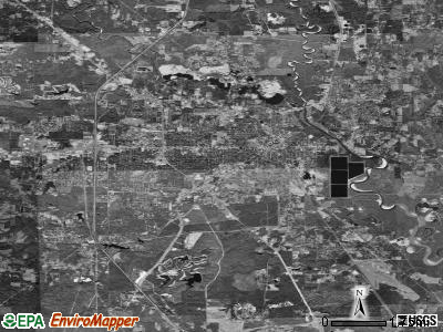 Hattiesburg satellite photo by USGS