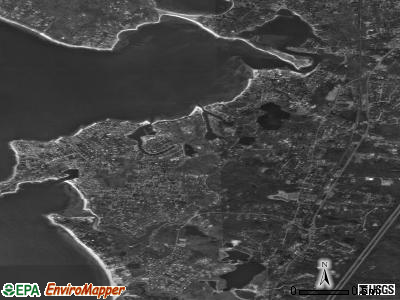 North Falmouth satellite photo by USGS
