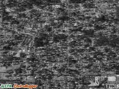 Metzger satellite photo by USGS
