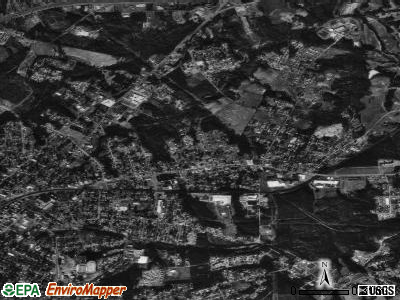 Auburn satellite photo by USGS