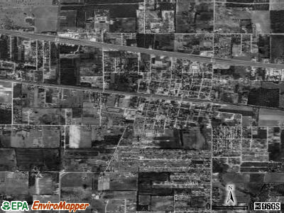 Clyde satellite photo by USGS