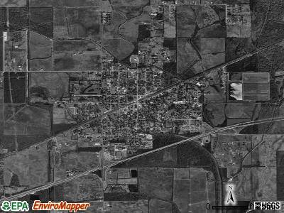 Melbourne Beach satellite photo by USGS