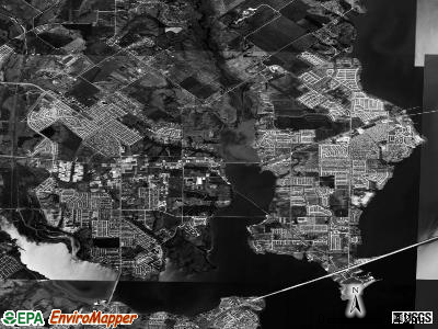 Rowlett satellite photo by USGS