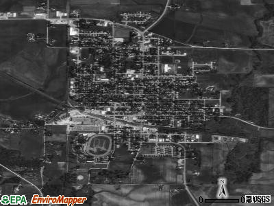West Liberty satellite photo by USGS