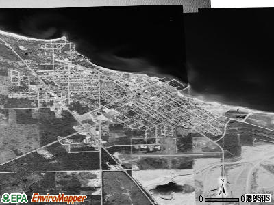 Rogers City satellite photo by USGS