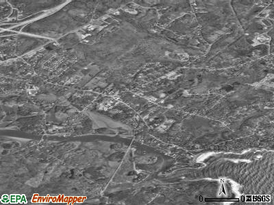 York Harbor satellite photo by USGS