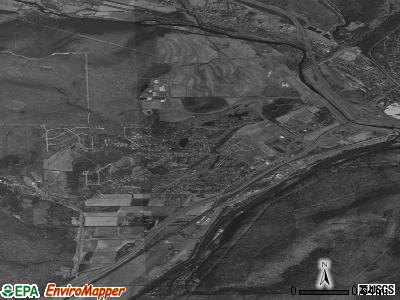 Gang Mills satellite photo by USGS
