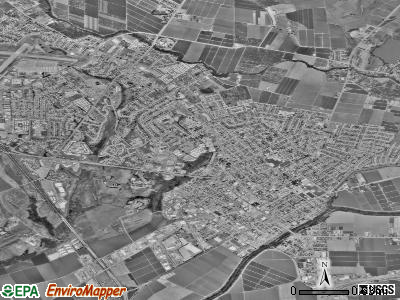 Watsonville satellite photo by USGS